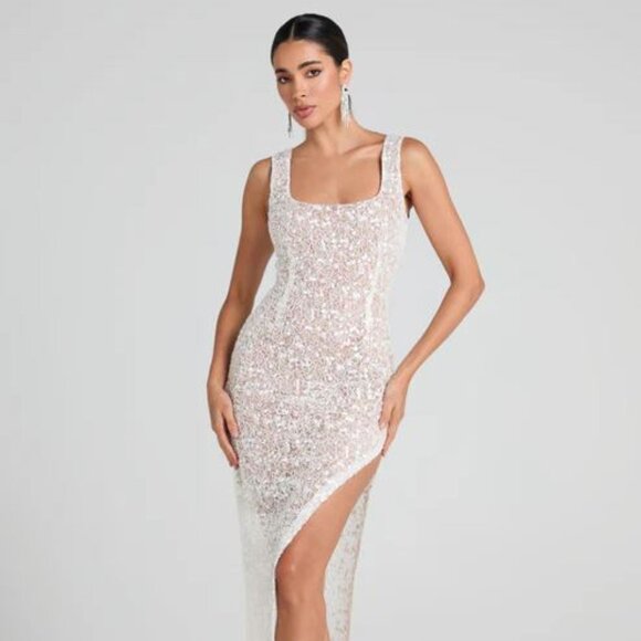 Nadine Merabi — Louisa White Dress - Picture 3 of 5